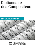 Dictionnaire des Compositeurs: Les Dictionnaires d'Universalis