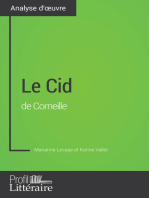 Le Cid de Corneille (Analyse approfondie): Approfondissez votre lecture de cette œuvre avec notre profil littéraire (résumé, fiche de lecture et axes de lecture)