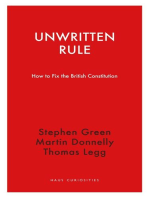 Unwritten Rule: How to Fix the British Constitution