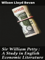 Sir William Petty : A Study in English Economic Literature