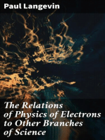 The Relations of Physics of Electrons to Other Branches of Science