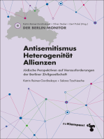 Antisemitismus – Heterogenität – Allianzen: Jüdische Perspektiven auf Herausforderungen der Berliner Zivilgesellschaft