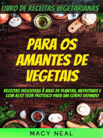 Livro de receitas vegetarianas