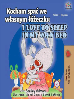 Kocham spać we własnym łóżeczku I Love to Sleep in My Own Bed: Polish English Bilingual Collection
