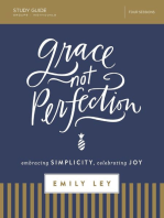 Grace, Not Perfection Bible Study Guide: Embracing Simplicity, Celebrating Joy
