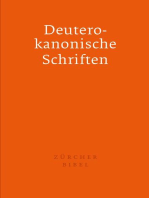 Zürcher Bibel - Separata Deuterokanonische Schriften