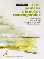 Lire, se mêler à la poésie contemporaine.: Littérature française