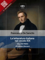 La letteratura italiana nel secolo XIX. Volume primo. Alessandro Manzoni