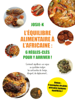 Équilibre alimentaire à l'Africaine: 6 règles-clefs pour y arriver !