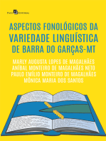 Aspectos fonológicos da variedade linguística de Barra do Garças-MT