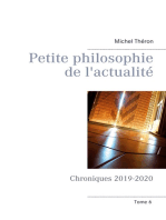 Petite philosophie de l'actualité: Chroniques 2019-2020