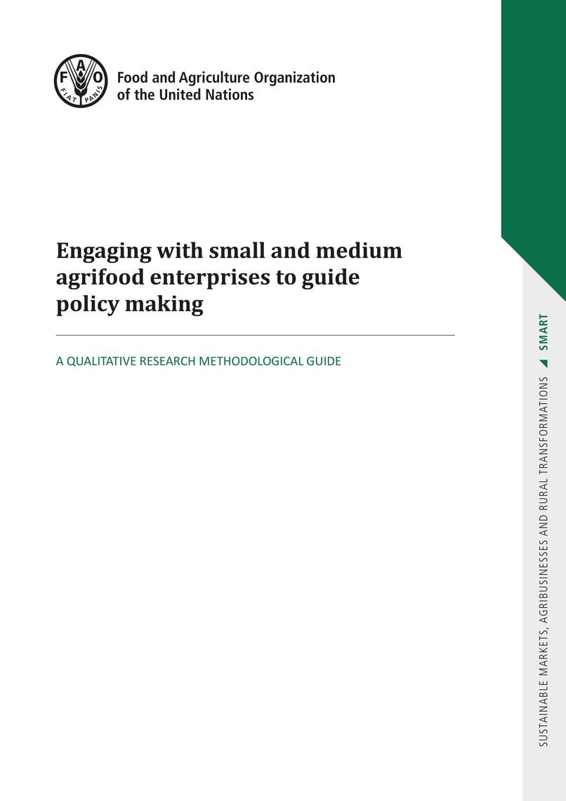 Engaging with Small and Medium Agrifood Enterprises to Guide Policy ...