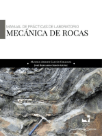 Mecánica de rocas: Manual de prácticas de laboratorio