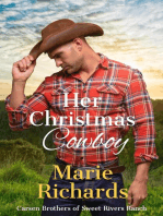Her Christmas Cowboy: Carsen Brothers Sweet Clean Western Romance, #1