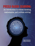 Puzzle-based Learning: An introduction to critical thinking, mathematics, and problem solving