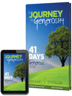 A Journey to Generosity: 41 Days to a Generous Life
