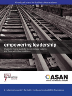 Empowering Leadership: A Systems Change Guide for Autistic College Students and Those with Other Disabilities