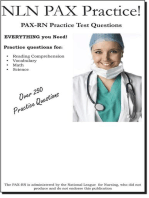 NLN PAX Practice: PAX-RN Practice Test Questions