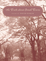 The Truth about Small Towns: Poems