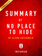 Summary of No Place to Hide: by Glenn Greenwald | Includes Analysis