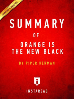 Summary of Orange Is the New Black: by Piper Kerman | Includes Analysis