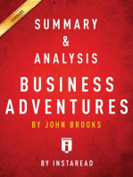Summary of Business Adventures: by John Brooks | Includes Analysis