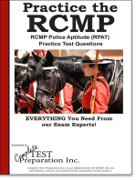 RCMP Practice!: RCMP Police Aptitude (RPAT)  Practice Test Questions