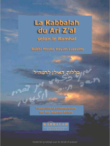 La Kabbalah du Arizal, selon le Ramhal