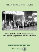 How Did the USA Recover from the Great Depression of the 1930s?: SHORT STORY # 51.  Nonfiction series #1 - # 60.