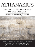Letter to Marcellinus on the Psalms: Spiritual Wisdom for Today