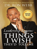 Leadership Lessons: Things I Wish They'd Told Me