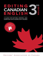 Editing Canadian English, 3rd edition: A Guide for Editors, Writers, and Everyone Who Works with Words