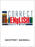 Correct English: Reality or Myth?
