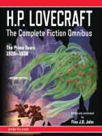 H.P. Lovecraft - The Complete Fiction Omnibus Collection - Second Edition: The Prime Years: 1926-1936