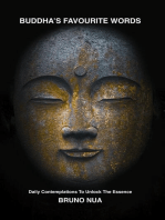 BUDDHA'S FAVOURITE WORDS: Daily Contemplations To Unlock The Essence