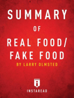 Summary of Real Food/Fake Food: by Larry Olmsted | Includes Analysis