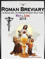 The Roman Breviary: in English, in Order, Every Day for May & June 2019