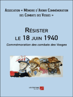 Résister le 18 juin 1940: Commémoration des combats des Vosges