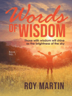 Words of Wisdom Book 1: Those with wisdom will shine as the brightness of the sky
