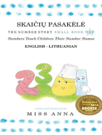 The Number Story 1 SKAIČIŲ PASAKĖLĖ: Small Book One English-Lithuanian