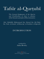 Tafsir al-Qurtubi - Introduction: The General Judgments of the Qur'an and Clarification of what it contains of the Sunnah and āyahs of Discrimination