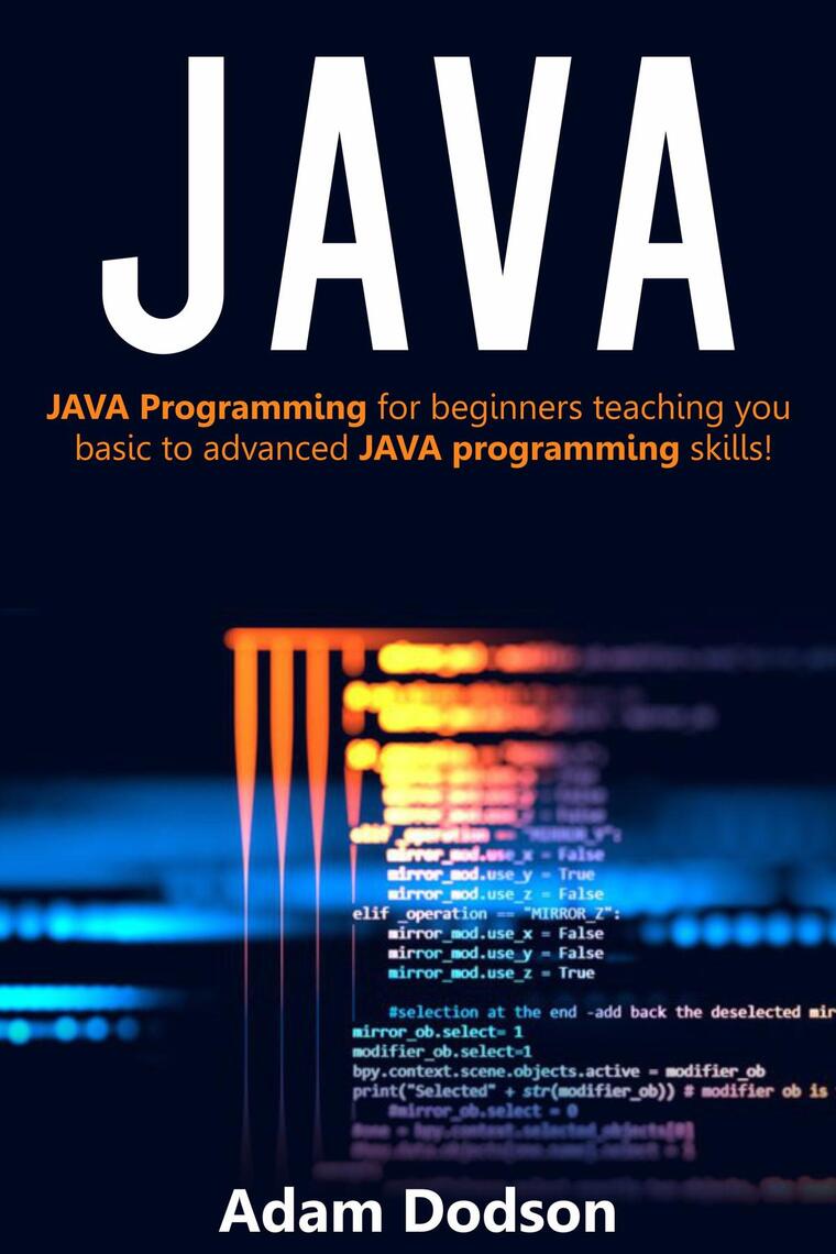 JAVA by Adam Dodson, TBD (Ebook) - Read free for 30 days