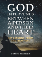 GOD INTERVENES BETWEEN A PERSON AND THEIR HEART