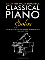 55 Of The Most Beautiful Classical Piano Solos: Bach, Beethoven, Chopin, Debussy, Handel, Mozart, Satie, Schubert, Tchaikovsky and more | Classical Piano Book | Classical Piano Sheet Music
