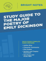 Study Guide to The Major Poetry of Emily Dickinson