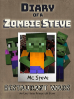 Diary of a Minecraft Zombie Steve Book 2: Restaurant Wars (Unofficial Minecraft Series)