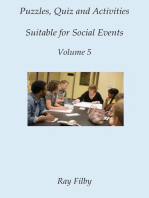 Puzzles, Quiz and Activities suitable for Social Events Volume 5