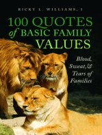100 Quotes of Basic Family Values