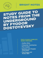 Study Guide to Notes From the Underground by Fyodor Dostoyevsky