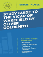 Study Guide to The Vicar of Wakefield by Oliver Goldsmith